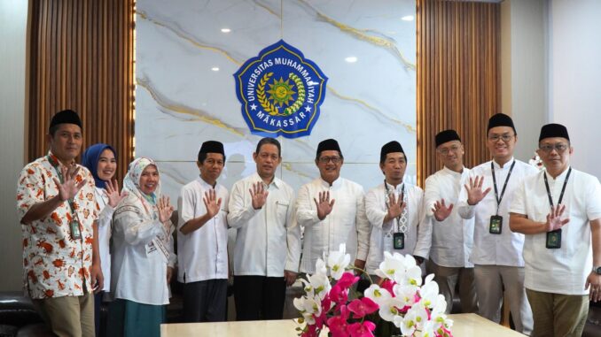 Rektor Unismuh Makassar Terima Silaturahmi Pimpinan Bank Syariah Nasional