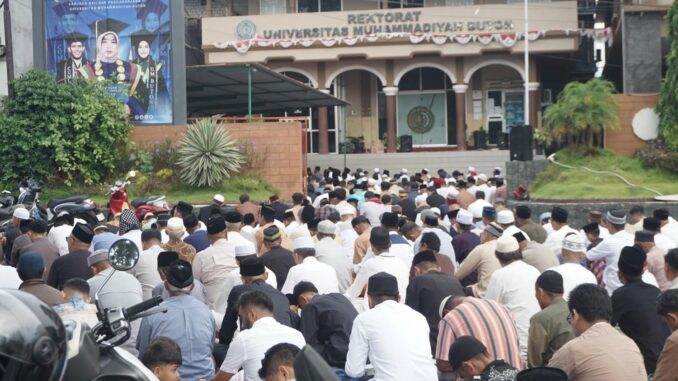 UM Buton Gelar Shalat Idul Fitri 1447 H, Perkuat Peran Kampus sebagai Pusat Dakwah