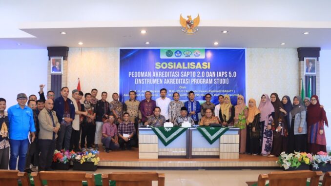 UM Kendari Matangkan Strategi Akreditasi melalui Sosialisasi APS 5.0 dan SAPTO 2