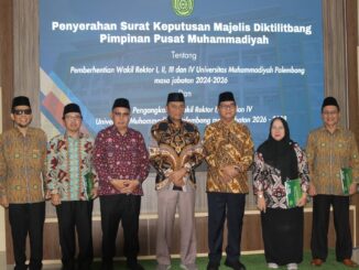 Universitas Muhammadiyah Palembang Serahkan SK Empat Wakil Rektor Baru Periode 2026–2028