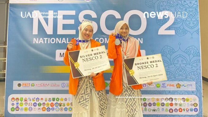 Dua Mahasiswa UAD Raih Silver Medal di Ajang NESCO 2 2026