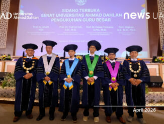 UAD Kukuhkan Empat Guru Besar, Perkuat Posisi sebagai Pusat Keunggulan Akademik