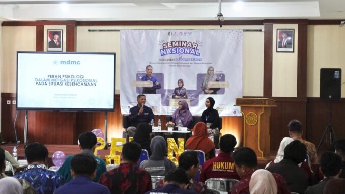 Respons Bencana dari Perspektif Psikologi, HIMAPSI UNIMMA Gelar Seminar Nasional