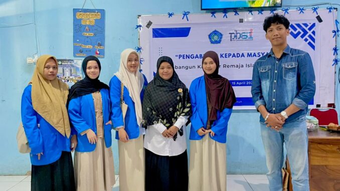 Mahasiswa PBSI Unismuh Makassar Gelar PKM, Tanamkan Karakter Remaja Islami di Era Digital