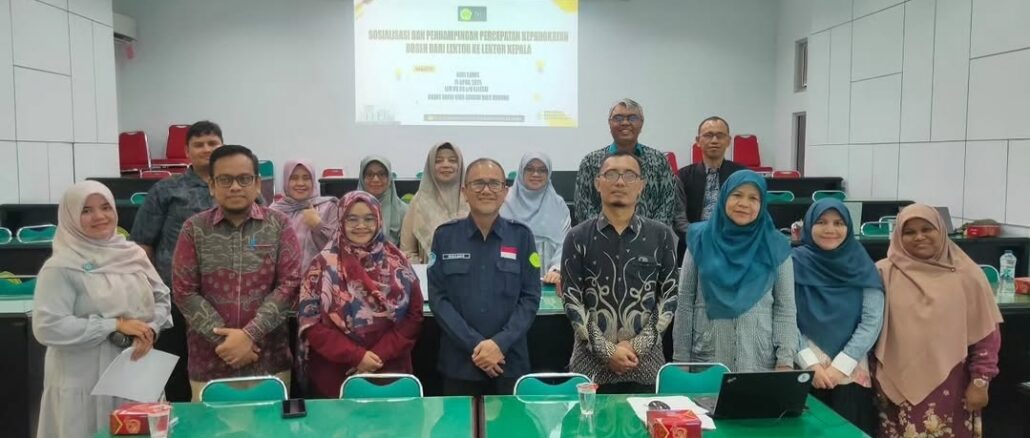 Percepat Kenaikan Jabatan Dosen, Pascasarjana Unmuha Gelar Pendampingan Lektor Kepala