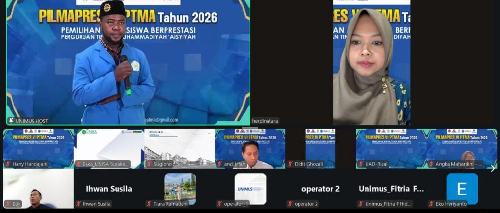Pilmapres PTMA 2026 Perkuat Ekosistem Mahasiswa Unggul Berbasis Nilai dan Inovasi