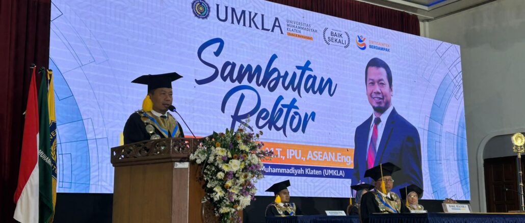 Rektor UMKLA, Lulusan Harus Jadi Pencipta Peluang di Era Digital