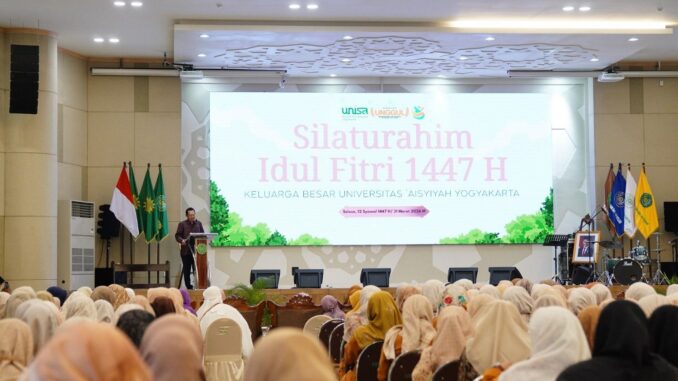 Syawalan UNISA Yogyakarta Perkuat Sinergi, Hadiahkan Umrah bagi Pegawai Berdedikasi