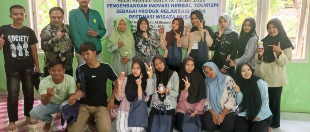Tim Risetmu Unmuha Dorong Herbal Tourism di Gampong Nusa, Olah Herbal hingga Minyak Jelantah Jadi Produk Relaksasi
