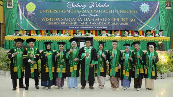 Wisuda ke-50 Unmuha, 262 Lulusan Dikukuhkan dan Siap Hadapi Tantangan Global