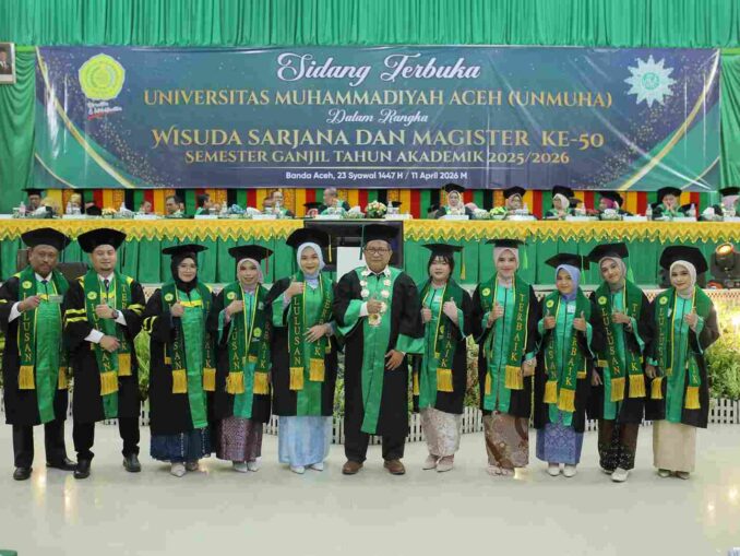 Wisuda ke-50 Unmuha, 262 Lulusan Dikukuhkan dan Siap Hadapi Tantangan Global
