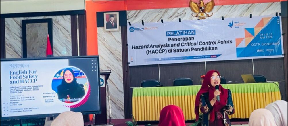 Guru Besar Unismuh Makassar Perkuat Kompetensi Guru SMK Gorontalo di Bidang HACCP dan Bahasa Inggris Industri