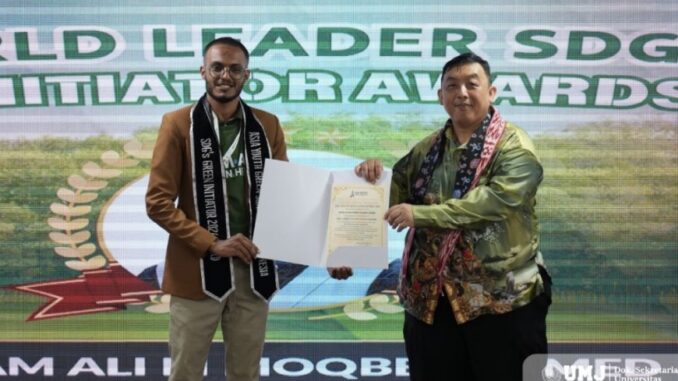 Keren! Mahasiswa Asal Yaman di UMJ Masuk Top 75 Inovator Hijau Asia