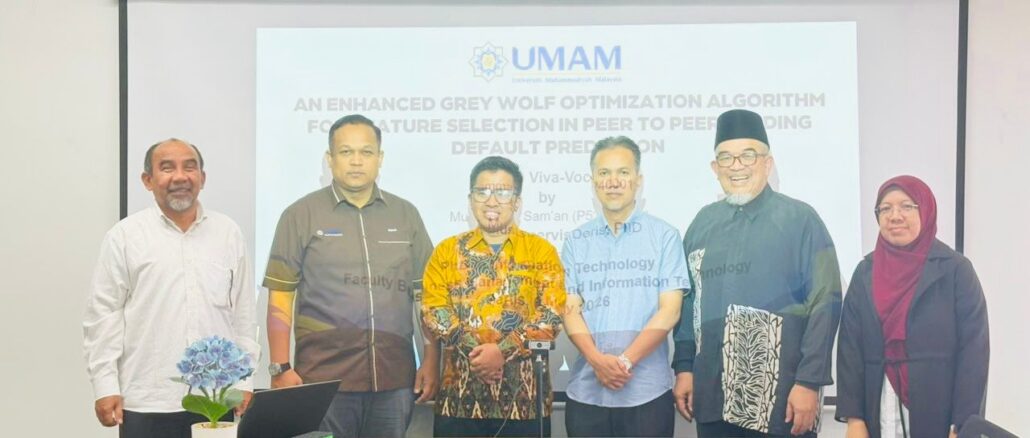 UMAM Cetak Doktor Pertama, Bahas Penelitian Riset AI di Bidang Fintech
