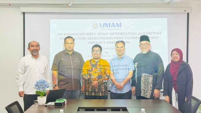 UMAM Cetak Doktor Pertama, Bahas Penelitian Riset AI di Bidang Fintech