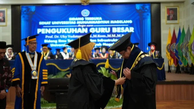 Unimma Kukuhkan Uky Yudatama sebagai Guru Besar, Tegaskan Tata Kelola TI untuk Kedaulatan Digital