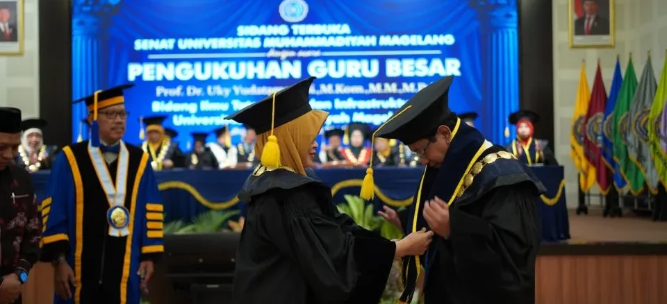Unimma Kukuhkan Uky Yudatama sebagai Guru Besar, Tegaskan Tata Kelola TI untuk Kedaulatan Digital