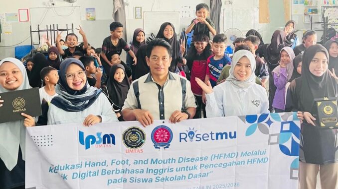 Dosen UMTAS Implementasikan RisetMu di Malaysia, Edukasi Pencegahan HFMD untuk Anak Diaspora