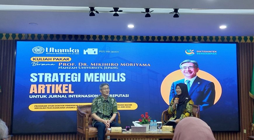 UHAMKA Gelar Kuliah Pakar Internasional, Bekali Mahasiswa Strategi Tembus Jurnal Bereputasi.