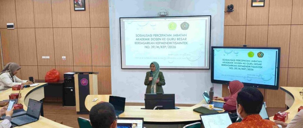 Pascasarjana Unmuha Dorong Percepatan Guru Besar Lewat Pendampingan Dosen