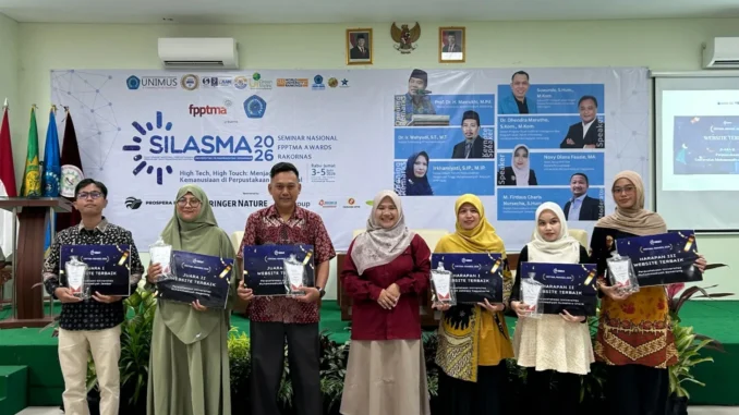 Perpustakaan UNIMMA Raih Dua Penghargaan Nasional pada FPPTMA Award 2026