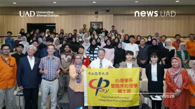 UAD Perkuat Kolaborasi Global Kesehatan Publik Lewat Program Global Lecture Bersama Kampus Taiwan