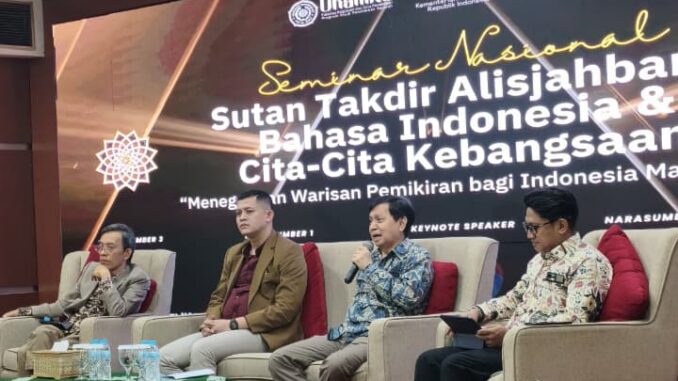 Uhamka Gelar Seminar Nasional Sutan Takdir Alisjahbana, Tegaskan Peran Bahasa Indonesia bagi Kemajuan Bangsa