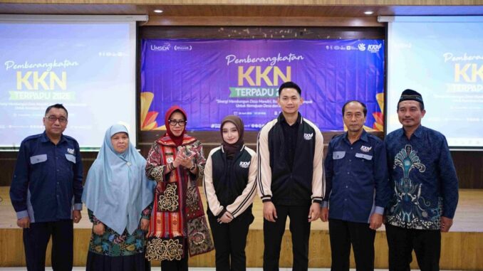 Umsida Berangkatkan KKN-T 2026, Mahasiswa Mengabdi di 30 Desa se-Sidoarjo