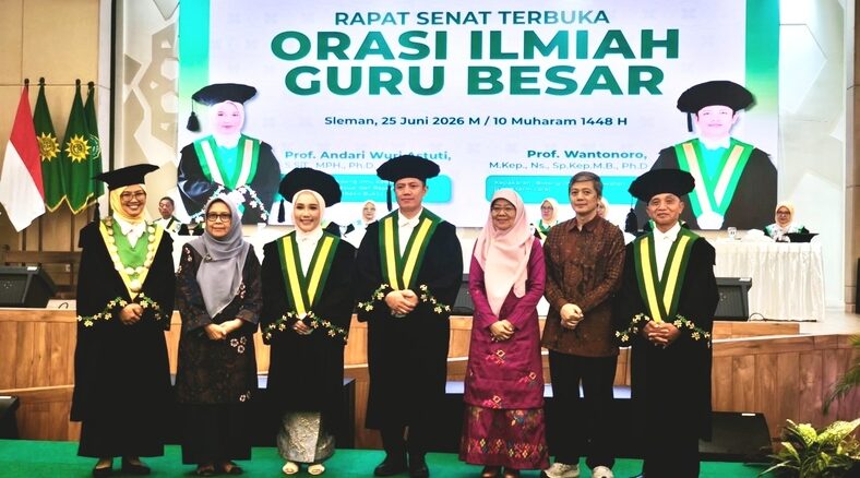 Unisa Yogyakarta Kukuhkan Dua Guru Besar, Perkuat Tradisi Keilmuan di Bidang Kesehatan