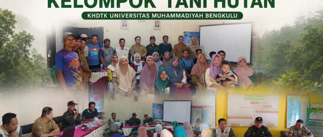 KHDTK UM Bengkulu Bentuk Kelompok Tani Hutan, Perkuat Pemberdayaan dan Kelestarian Lingkungan
