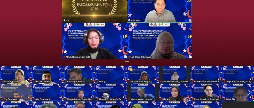 Lomba Poster Pascasarjana PTMA 2026 Perkuat Budaya Riset dan Inovasi Mahasiswa