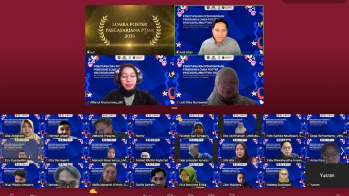Lomba Poster Pascasarjana PTMA 2026 Perkuat Budaya Riset dan Inovasi Mahasiswa