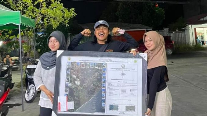 Mahasiswa KKN UMMAT Susun Peta Potensi Desa Berbasis Spasial