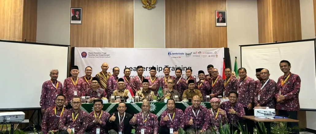 Majelis Diktilitbang Gelar Leadership Training XII, Perkuat Kepemimpinan di Lingkungan PTMA