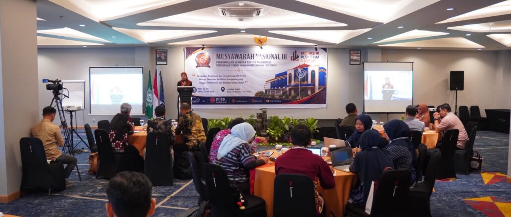 Munas PLSP PTMA di Umsida, Perkuat Ekosistem Sertifikasi Kompetensi Nasional