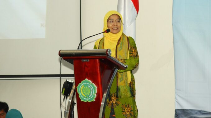 Salmah Orbayinah Sampaikan ISTEK ‘Aisyiyah Kendari Harus Jadi Pusat Riset dan Pemberdayaan