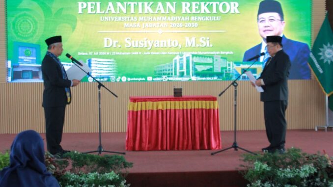 Susianto Resmi Dilantik Jadi Rektor UMB Periode 2026–2030, Siap Akselerasi Kampus Unggul Berdaya Saing Global