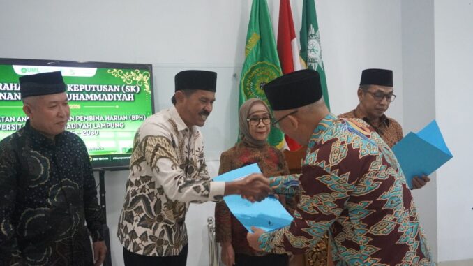 UML Kukuhkan BPH Baru, Perkuat Arah Menuju Kampus Unggul Berkemajuan