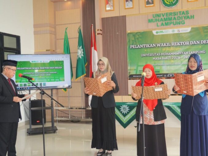 UML Lantik Wakil Rektor dan Dekan Baru, Perkuat Transformasi Menuju Kampus Unggul