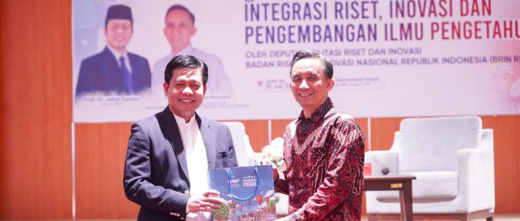 UMP Perkuat Ekosistem Riset, Hadirkan Deputi BRIN Dorong Inovasi Berdampak