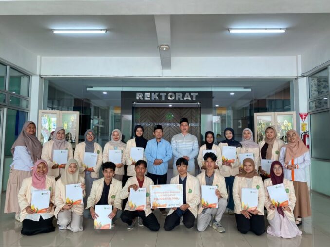 UMPWR Salurkan Beasiswa Lazismu 2026, Perkuat Akses Pendidikan dan Dorong Prestasi Mahasiswa