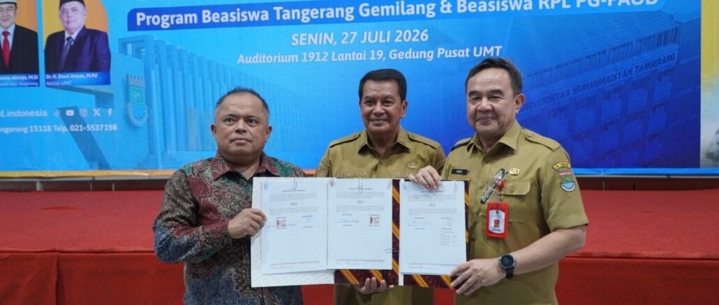 UMT dan Pemkab Tangerang Perkuat Akses Pendidikan Lewat Beasiswa Gemilang