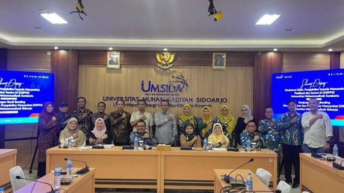 Umsida Terima Kunjungan DRPPS UMS, Perkuat Sinergi Hilirisasi dan Publikasi Riset
