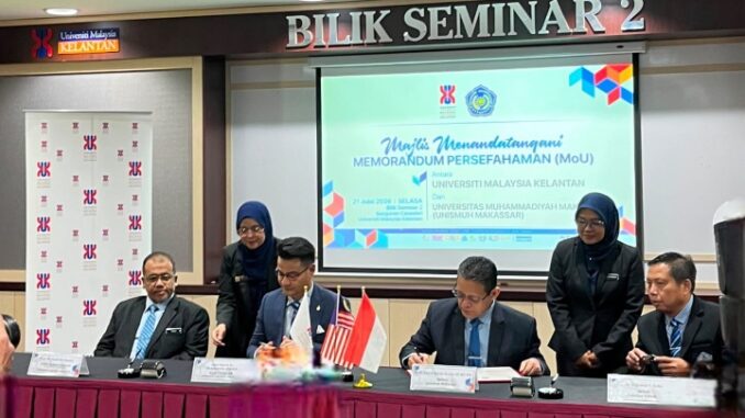 Unismuh Makassar dan Universiti Malaysia Kelantan Perkuat Kolaborasi Global Lewat Tiga Bidang Strategis