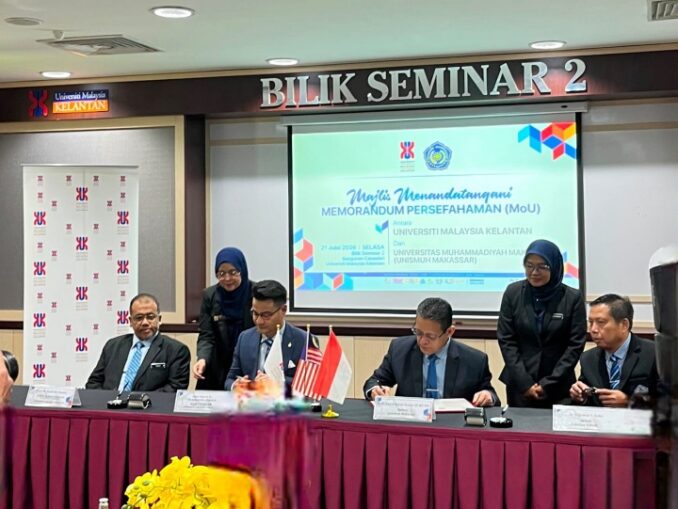 Unismuh Makassar dan Universiti Malaysia Kelantan Perkuat Kolaborasi Global Lewat Tiga Bidang Strategis