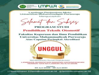 Prodi PTO UMPWR Raih Akreditasi Unggul, Perkuat Komitmen Mutu Pendidikan