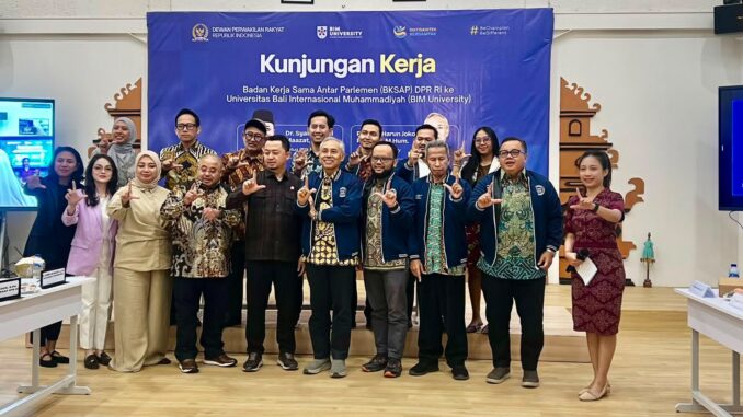 BIM University dan BKSAP DPR RI Bahas Kampus Berbasis IT dan Masa Depan Pendidikan Tinggi