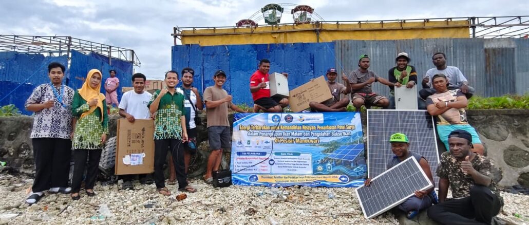 Dosen UMPB Implementasikan PkM, Energi Terbarukan Perkuat Kemandirian Nelayan Manokwari
