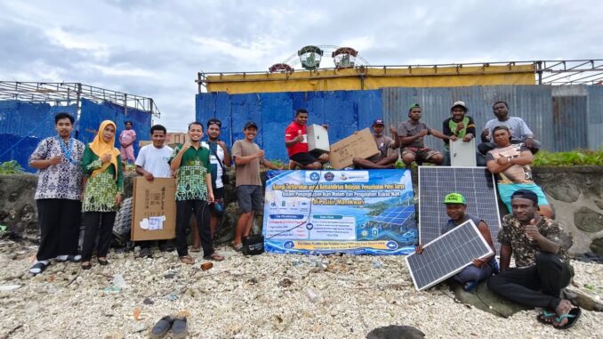 Dosen UMPB Implementasikan PkM, Energi Terbarukan Perkuat Kemandirian Nelayan Manokwari