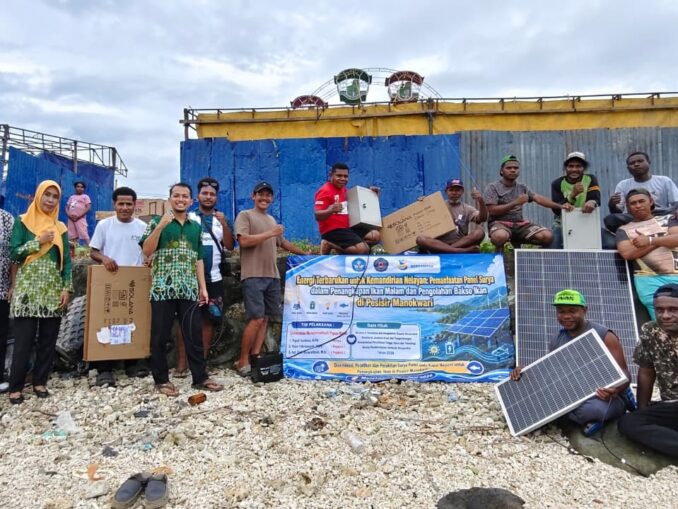 Dosen UMPB Implementasikan PkM, Energi Terbarukan Perkuat Kemandirian Nelayan Manokwari